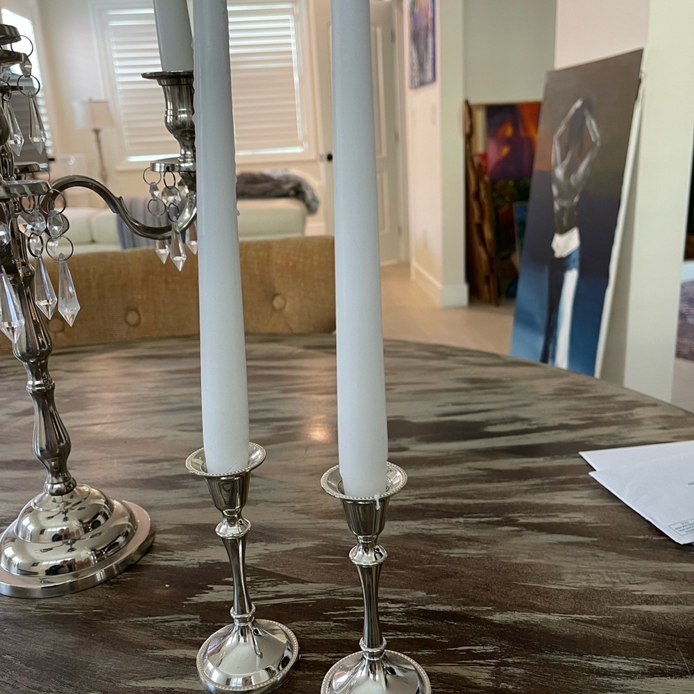2 single candle holder, great for occasion